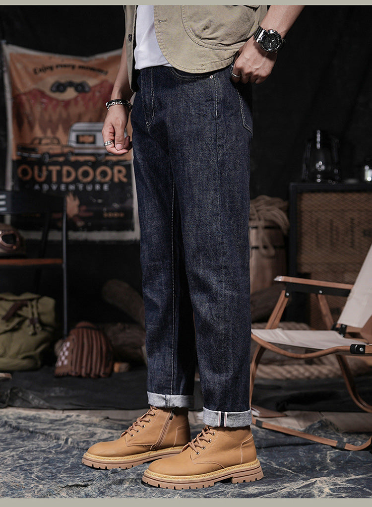 American Straight Loose Slim Original Cow Trousers Men