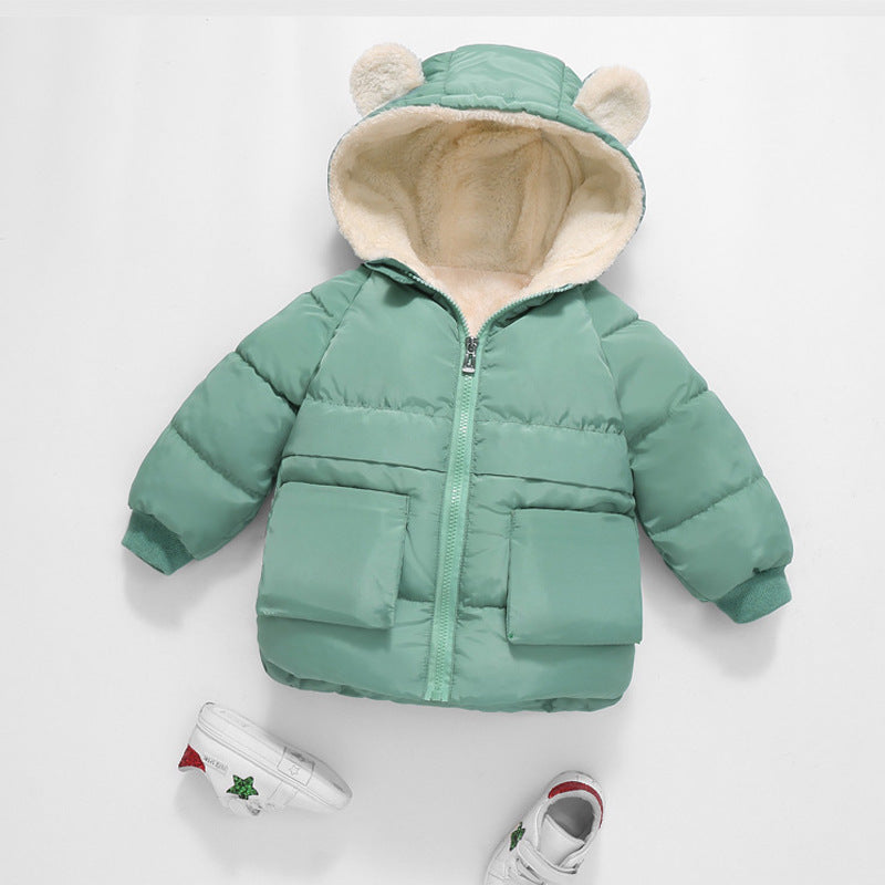 Fashion Children's Thick Hooded Winter Padded Jacket