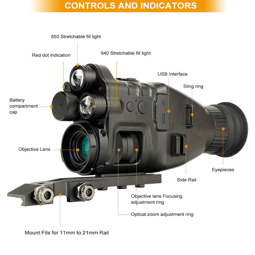 CY789 HD Photography Night Vision Instrument Sets Of Aiming 