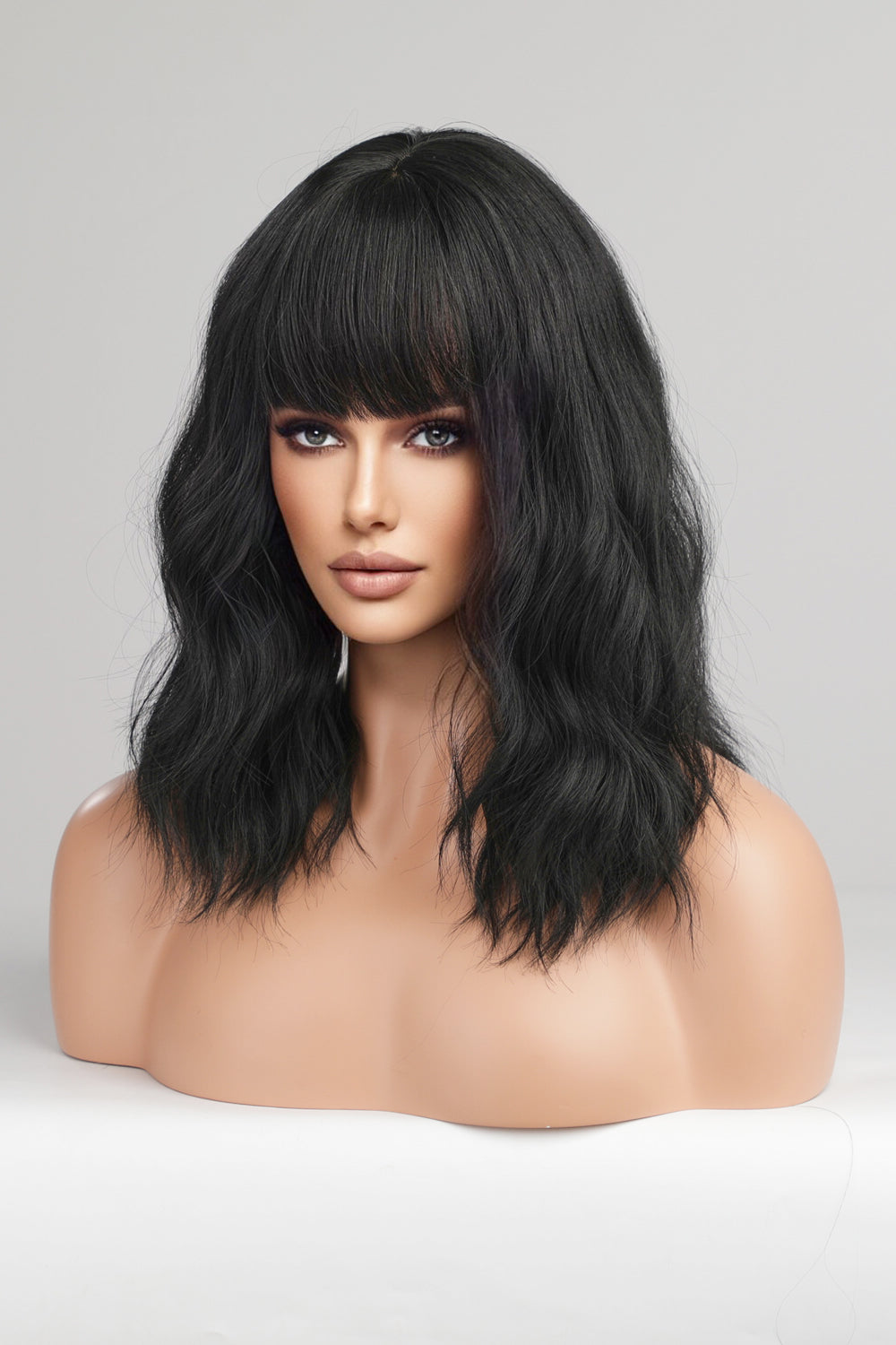 Mid-Length Wave Synthetic Wigs 12'' 