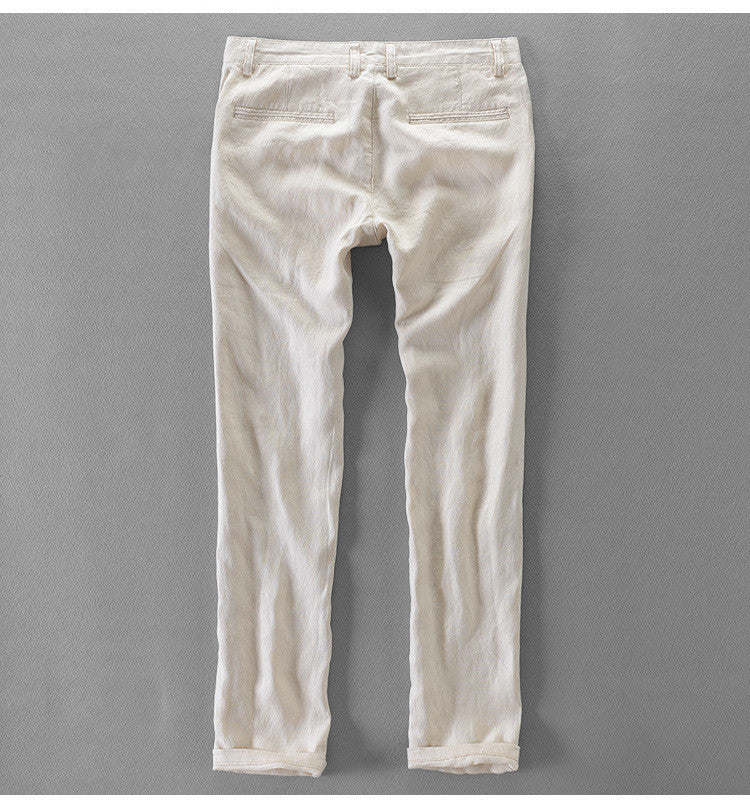 Casual Pants Linen Long Trousers