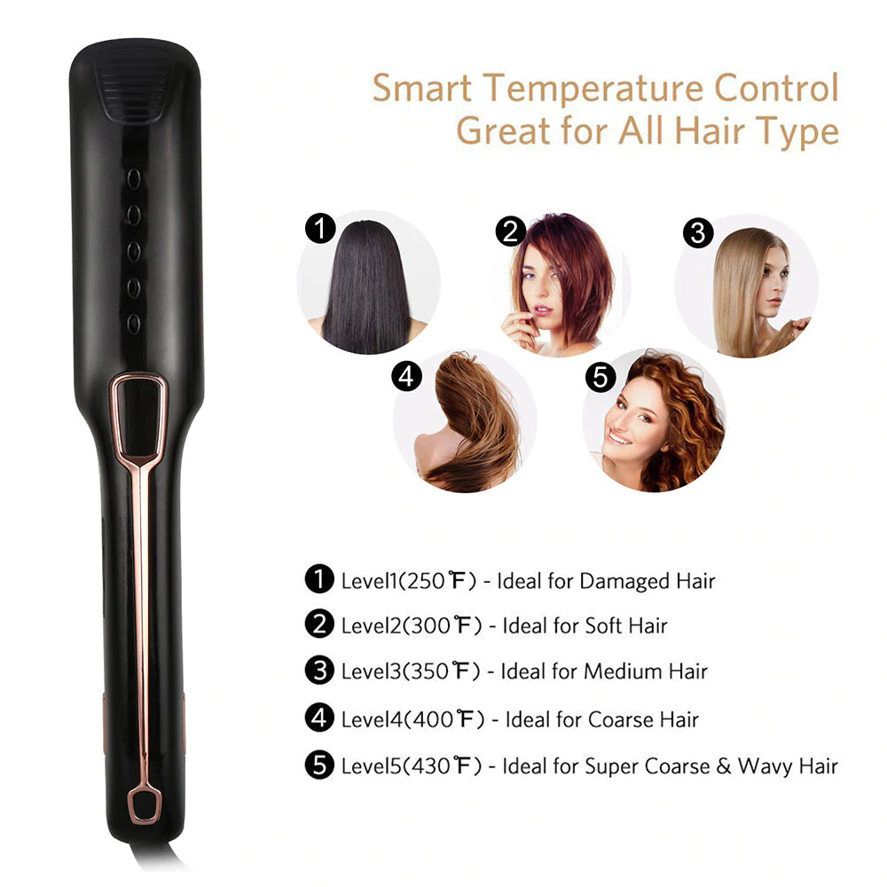 Hair Straightener Multifunctional Steam Spray Straightening Comb Comb Hair Care Tool 