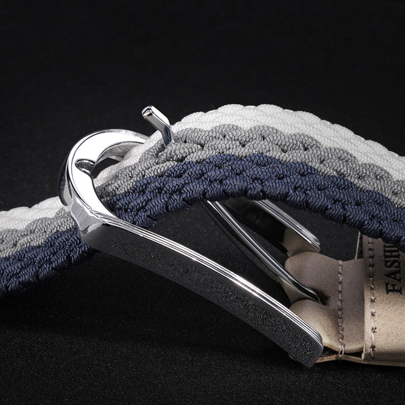 Winter Tide Breathable Strong Stretch Canvas Woven Belt 