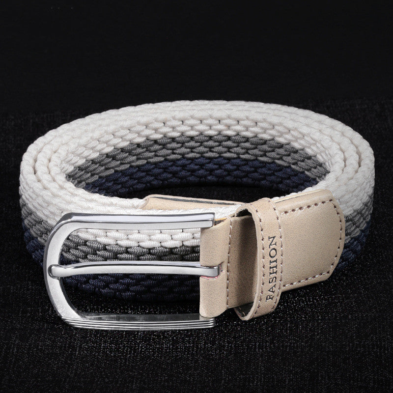 Winter Tide Breathable Strong Stretch Canvas Woven Belt 