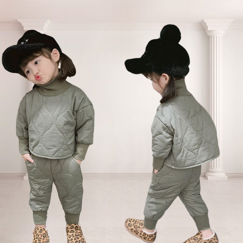 Children's Cotton Suit New Korean Version