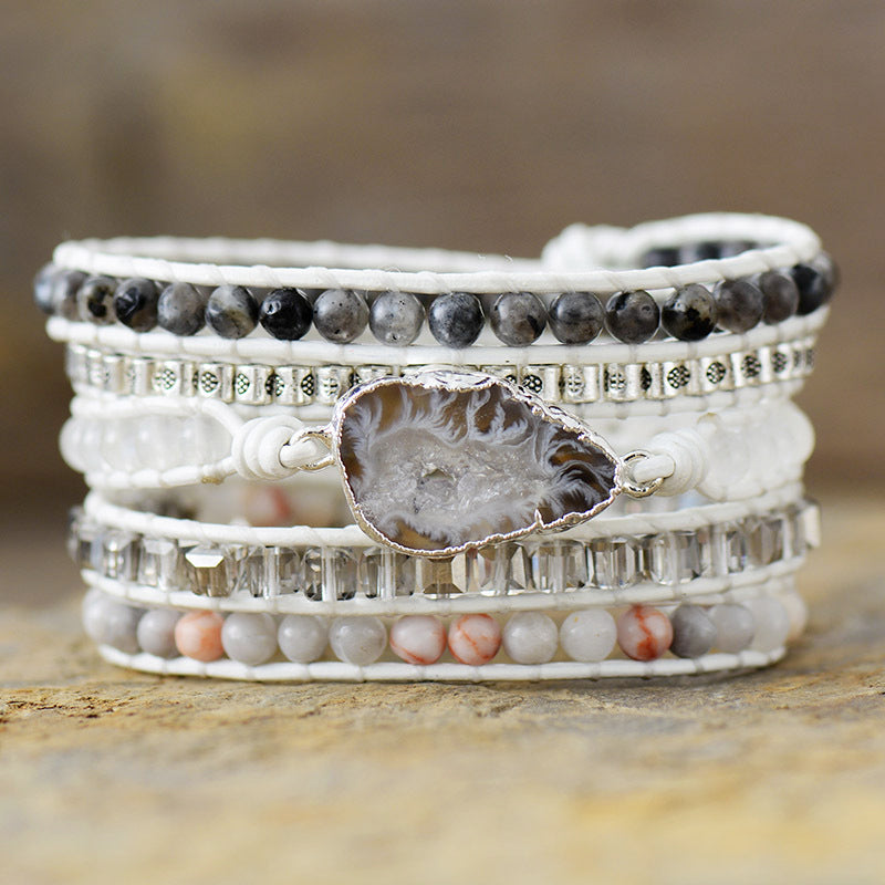 Natural Stone Layered Bracelet 