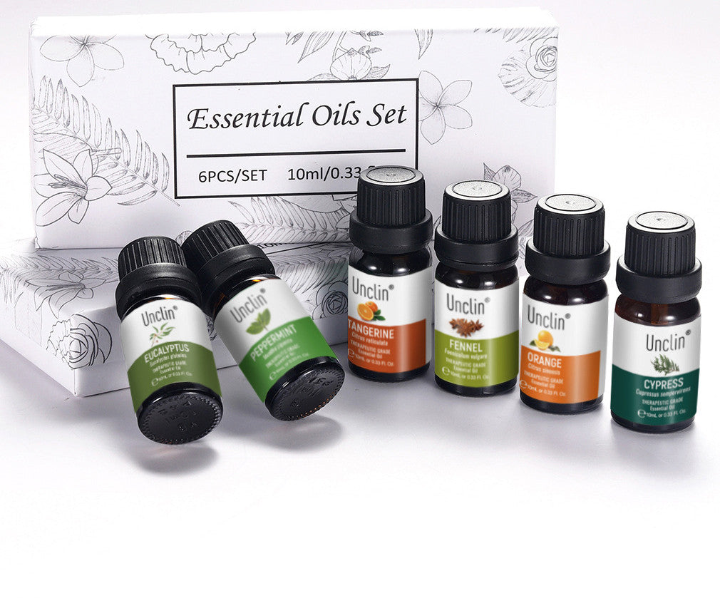 10ML Six-Piece Box Aromatherapy Essential Oil