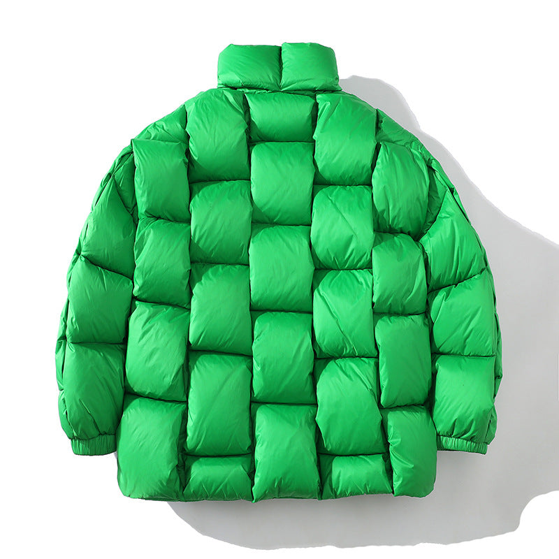 Men's Down Jacket Fashion Woven Style 