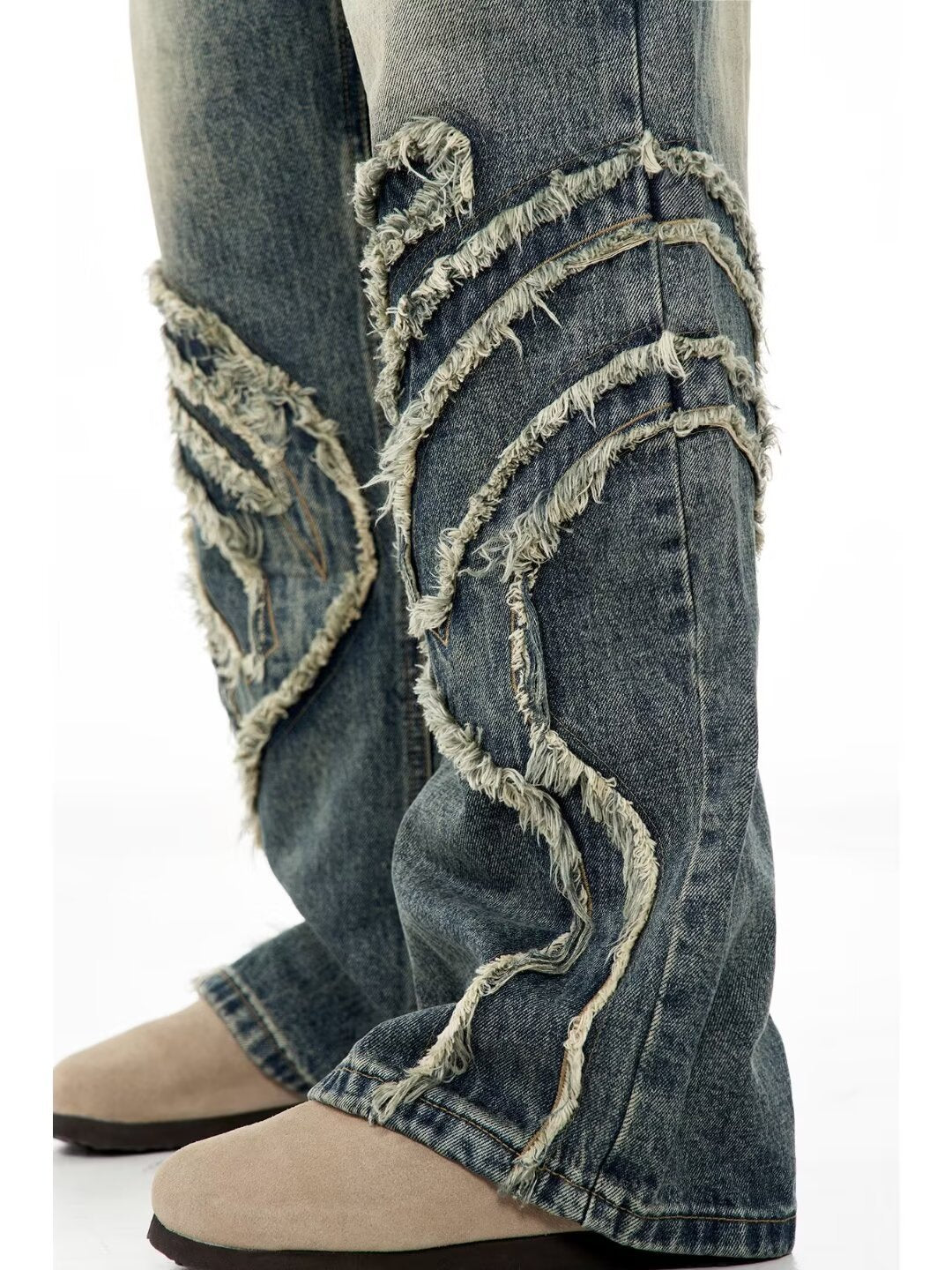 Straight Casual Autumn American Retro Jeans Men