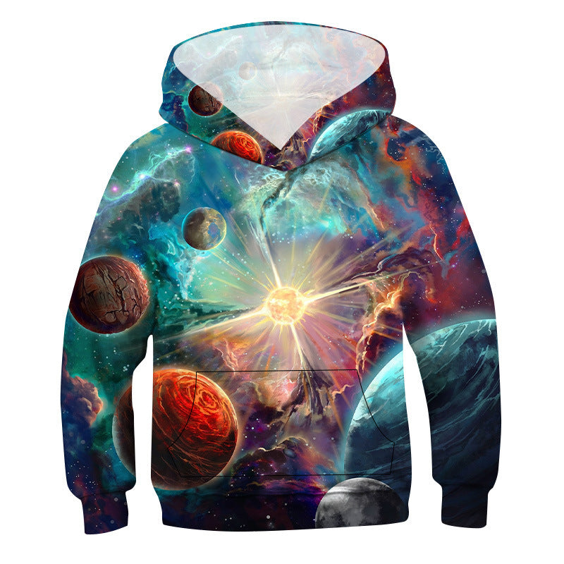 3d Vision Digital Printing Children's Hoodie