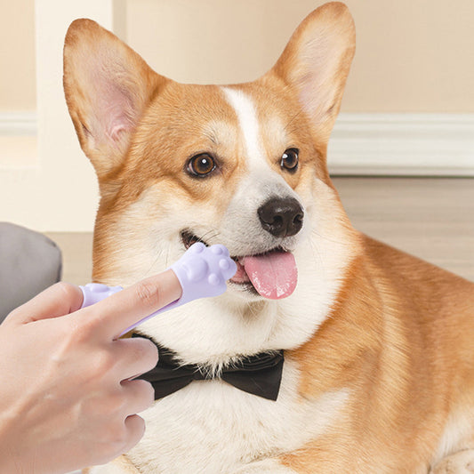 Dog Finger Toothbrush Small Dog Cleaning 