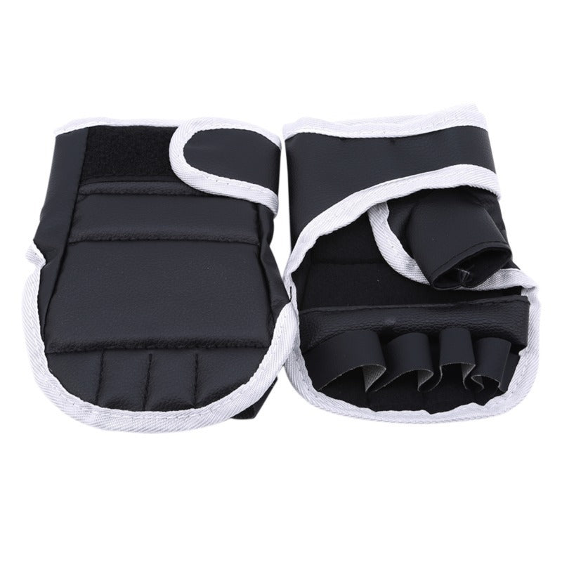 Black Sanda Half Finger Boxing Gloves