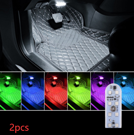 Touch-sensitive Usb Charging Atmosphere Lamp In Car