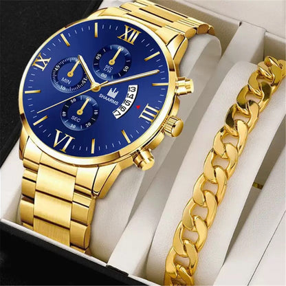 Men's Business Steel Belt Watch