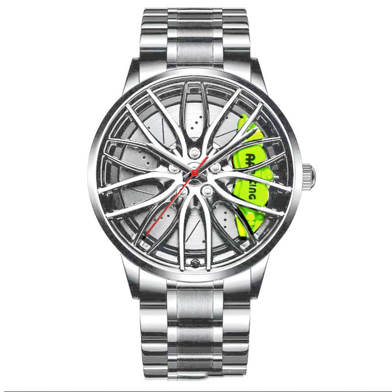 Automatic Movement Watch Waterproof Wheel Style Non-mechanical Watch