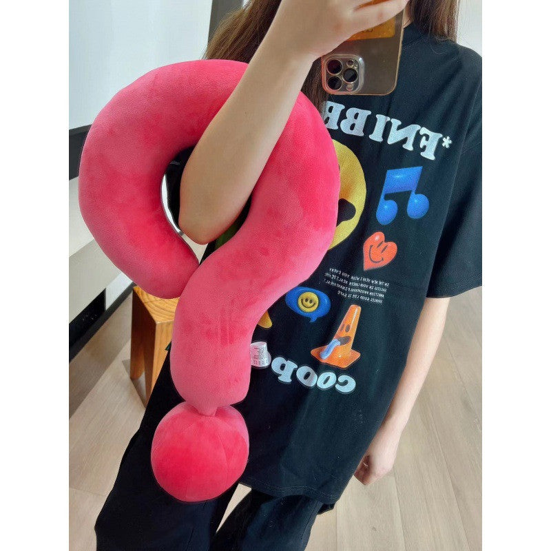 Question Mark Neck Pillow Comfortable Fabric