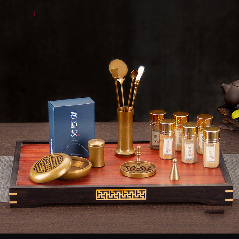 Multi-piece Set Of Incense Utensils