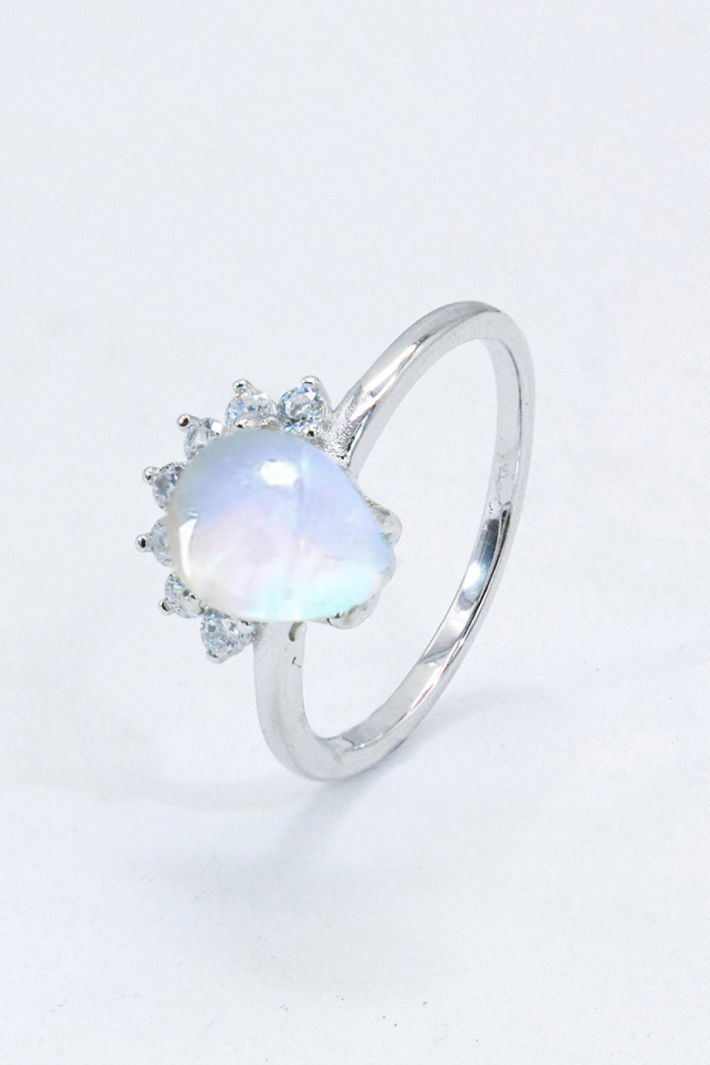 925 Sterling Silver Moonstone Ring 