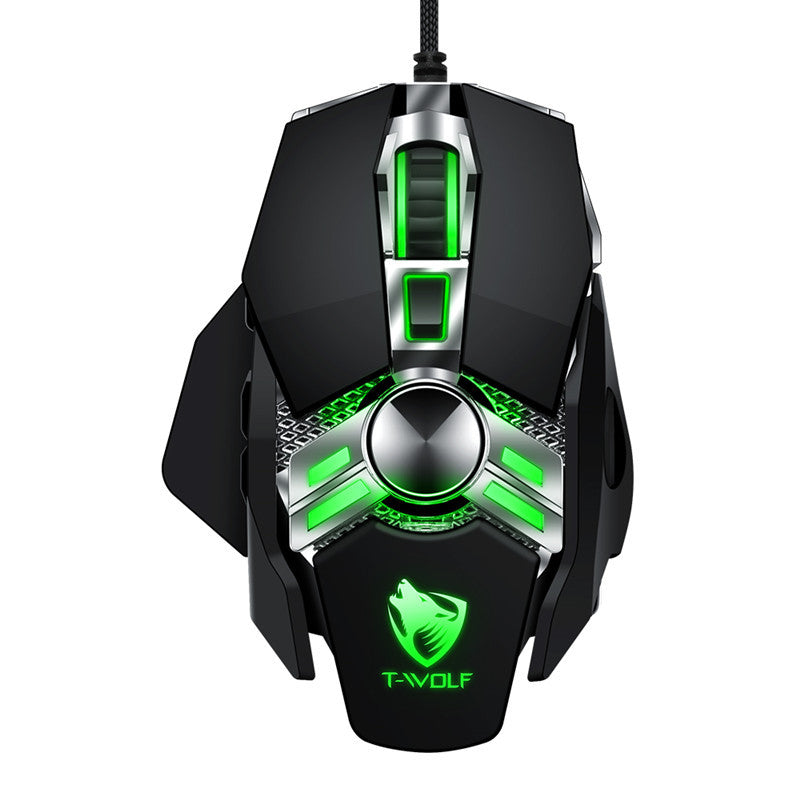 Luminous Weighted Gaming Mouse Desktop