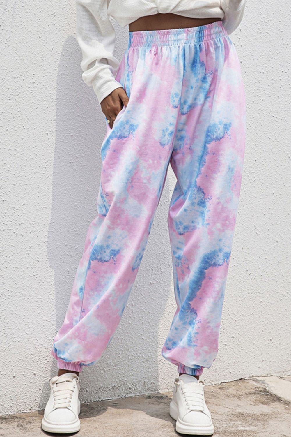 Tie-Dye Joggers with Pockets 