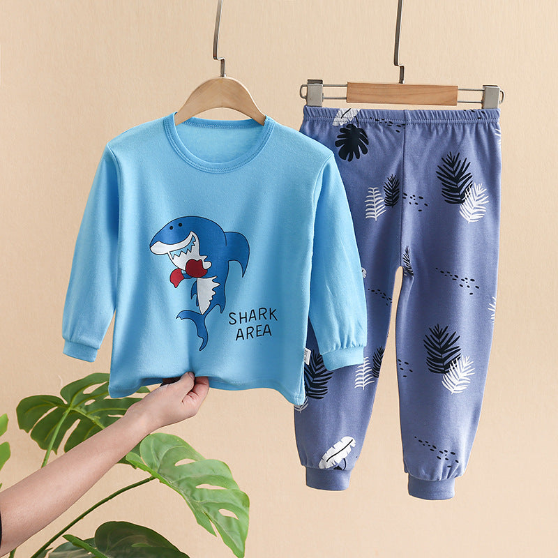 CUHK Children's Underwear Set Printed Homewear Pajamas