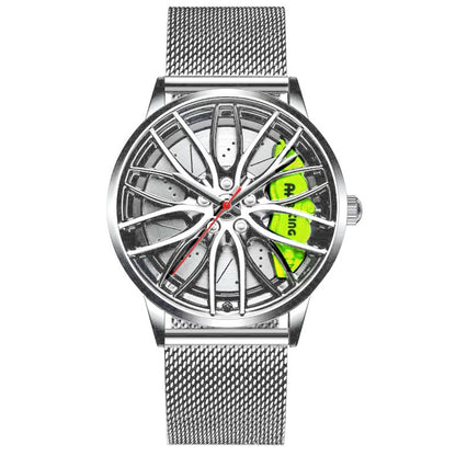 Automatic Movement Watch Waterproof Wheel Style Non-mechanical Watch