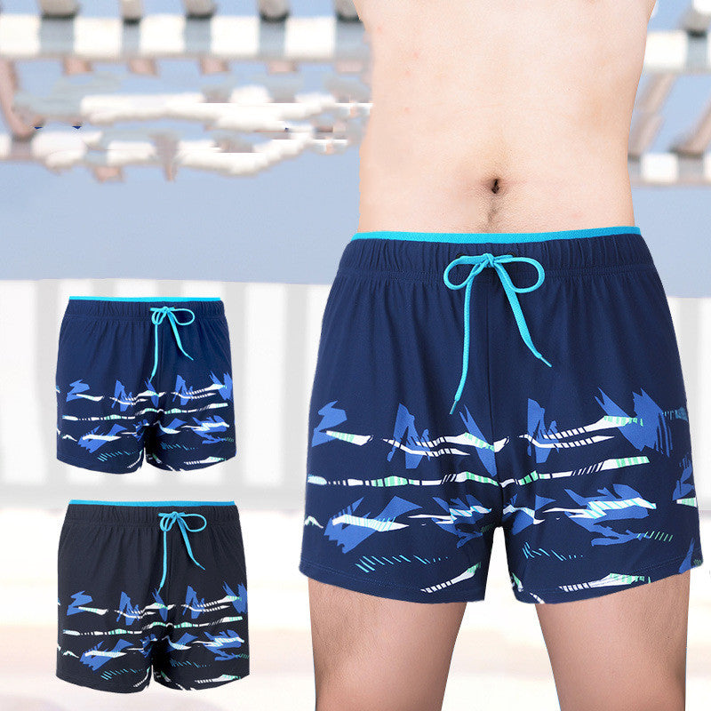 Men's Fashion Simple Loose Swim Trunks 