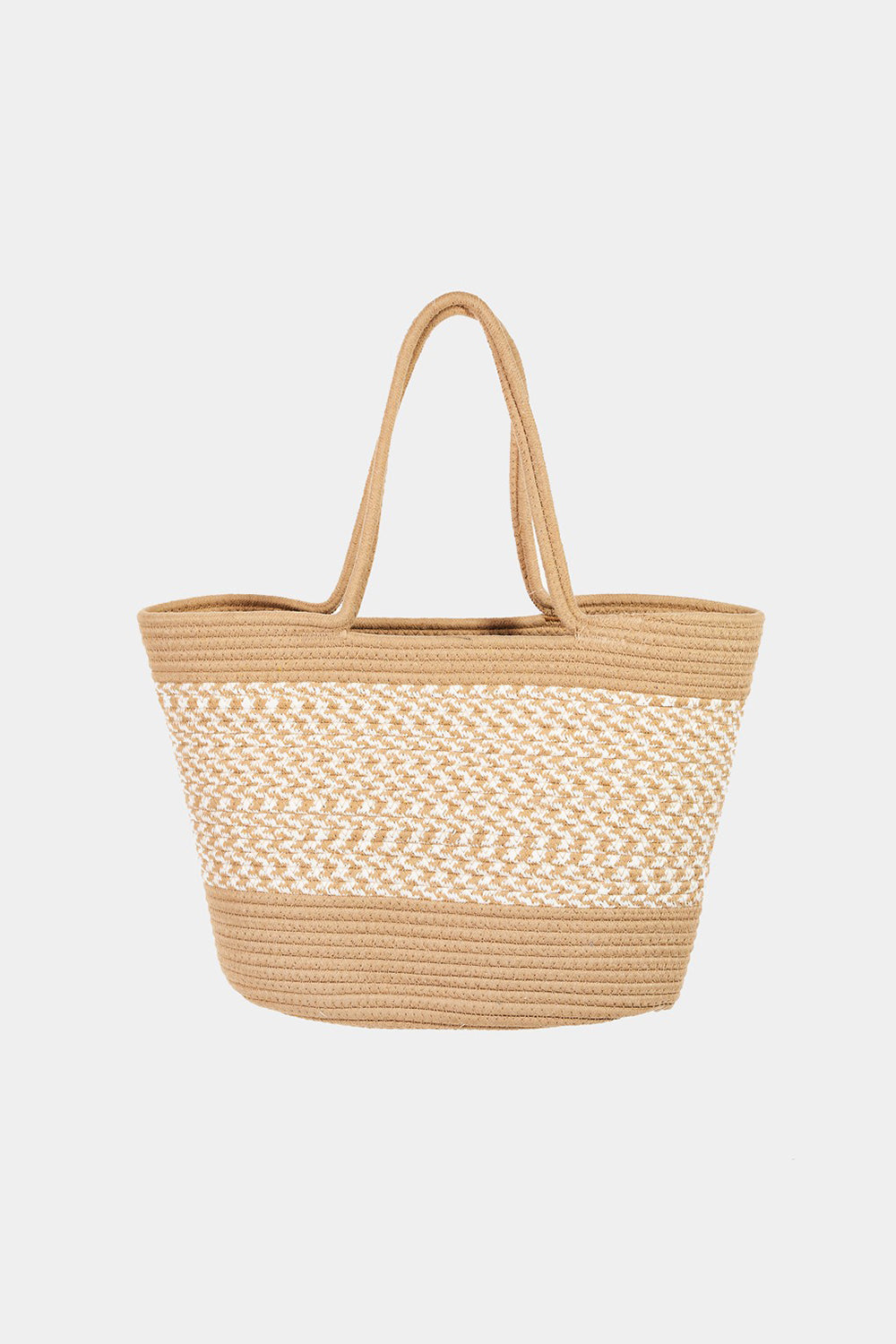 Fame Braid Pattern Beach Tote Bag 