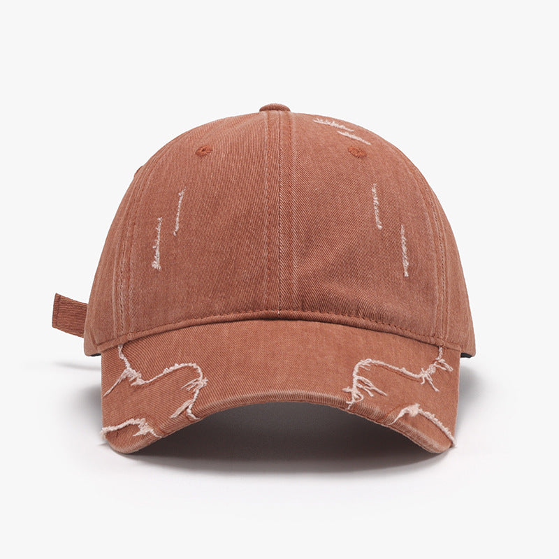 Raw Hem Adjustable Cap - Babbazon New Products