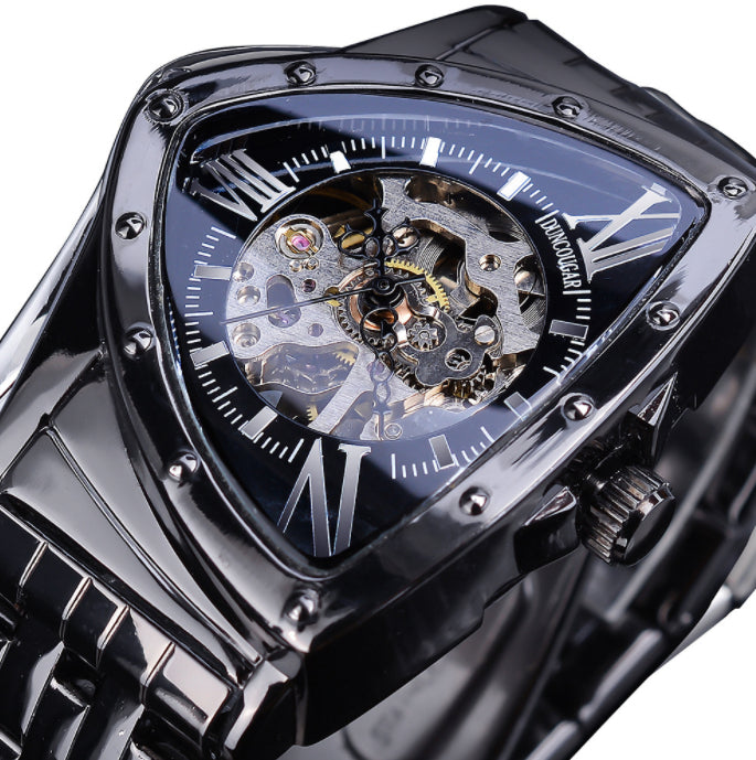 Watch Men's Fashion Hollow Stainless Steel Watch