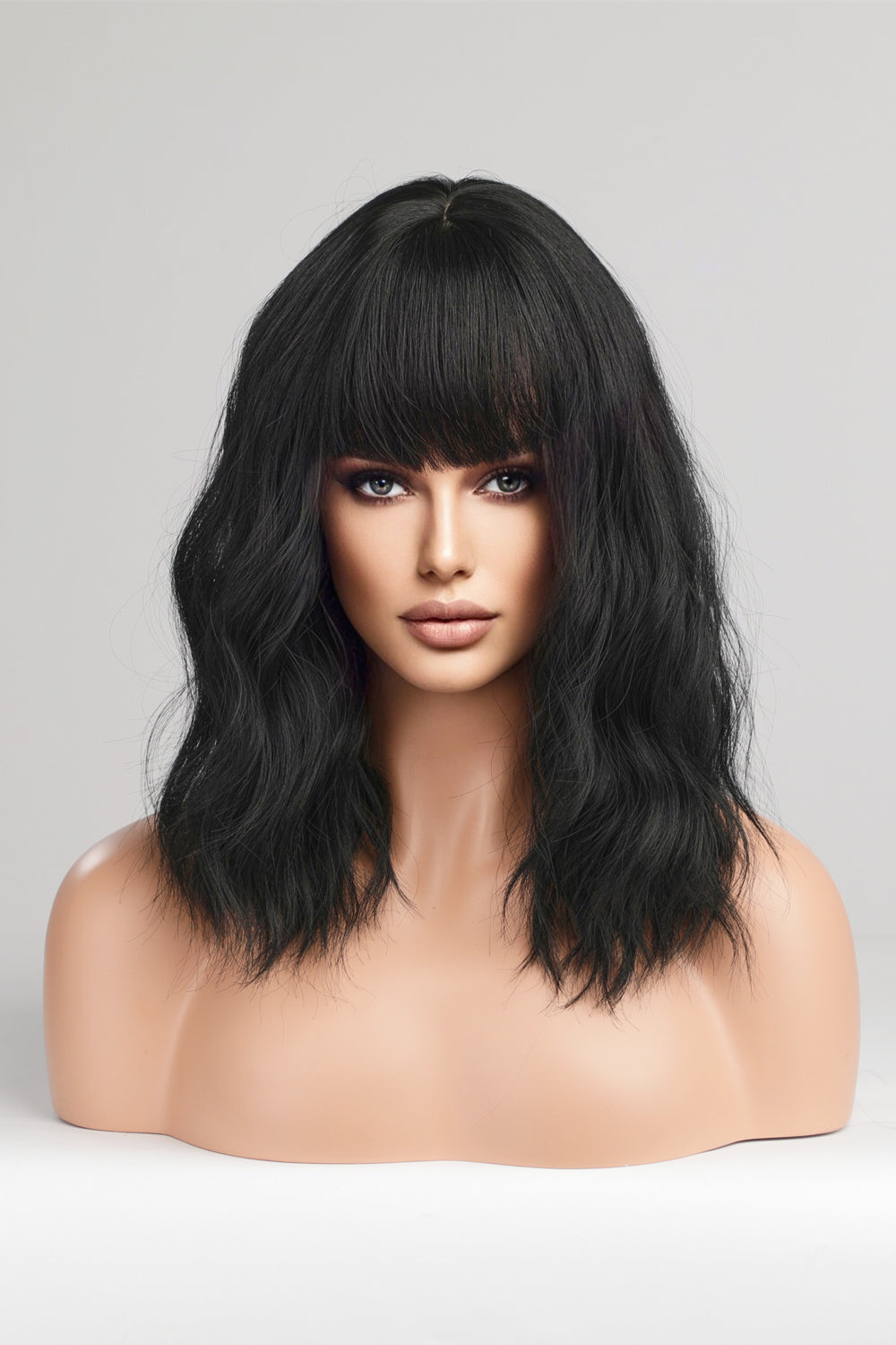 Mid-Length Wave Synthetic Wigs 12'' 