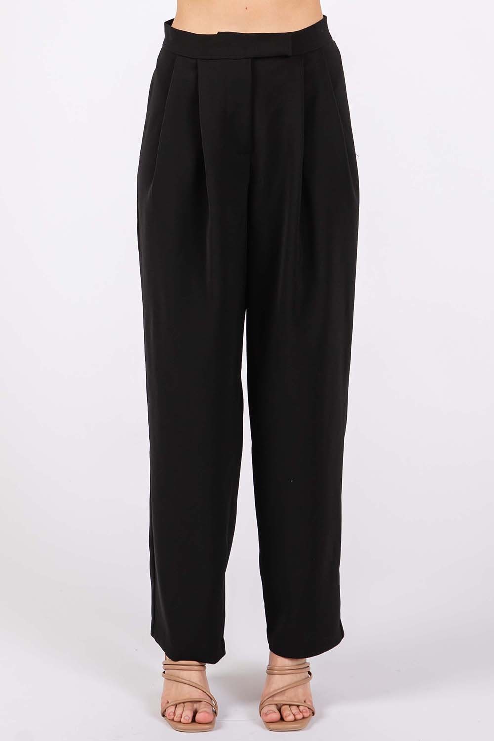 GeeGee High-Waisted Pleated Pants - Babbazon New Products