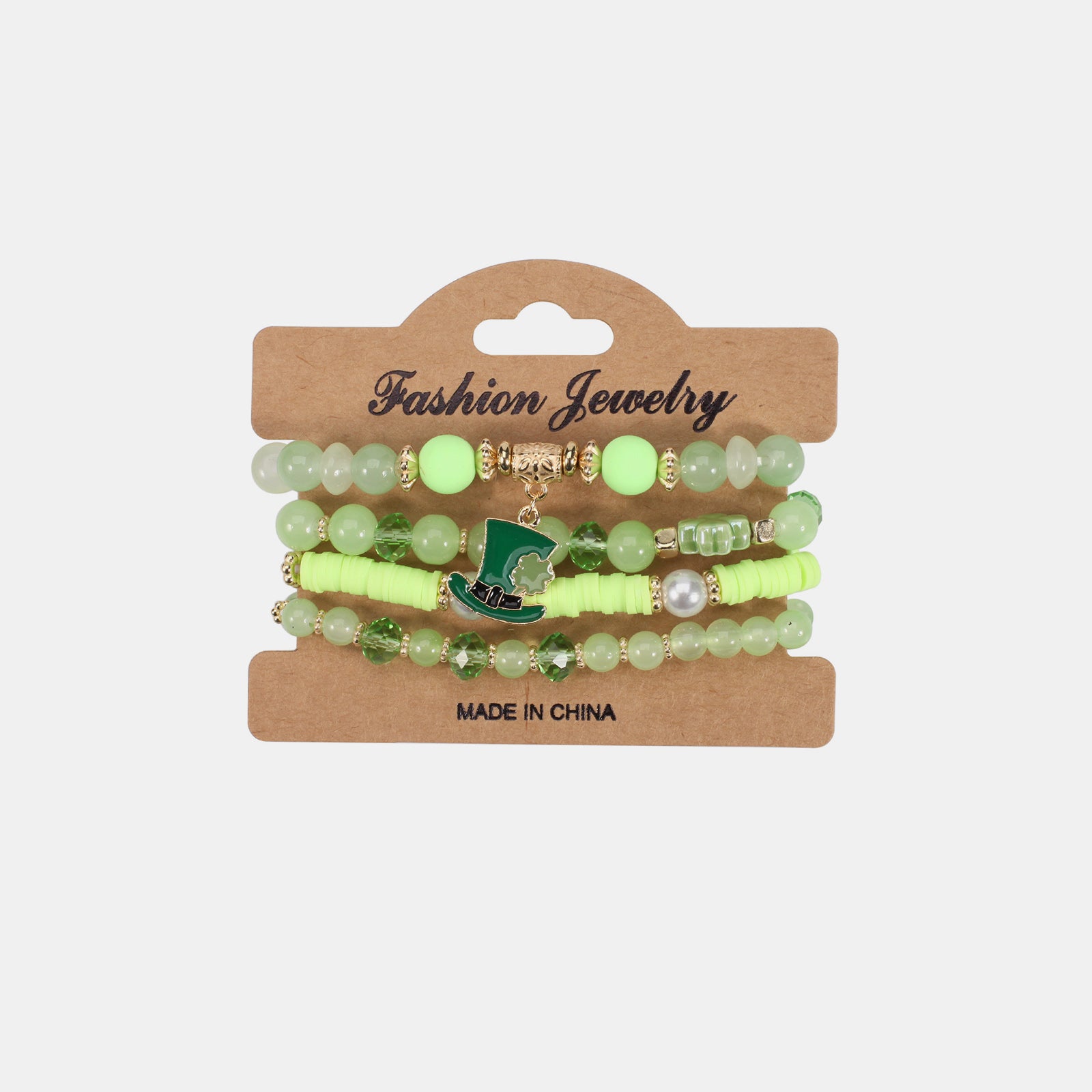 Beaded Soft Pottery Charm Bracelet - Babbazon bracelet