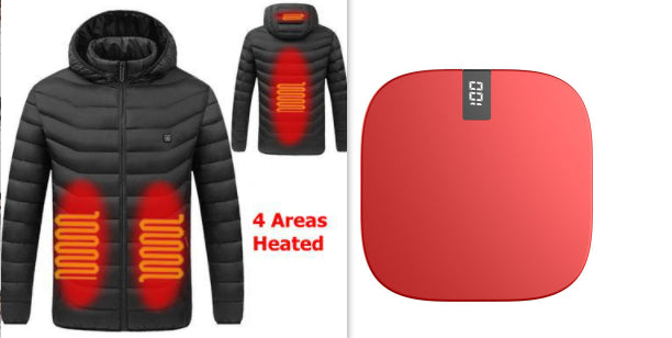 Winter Smart Heating Cotton USB Charging Heating Cotton Men's Jacket 