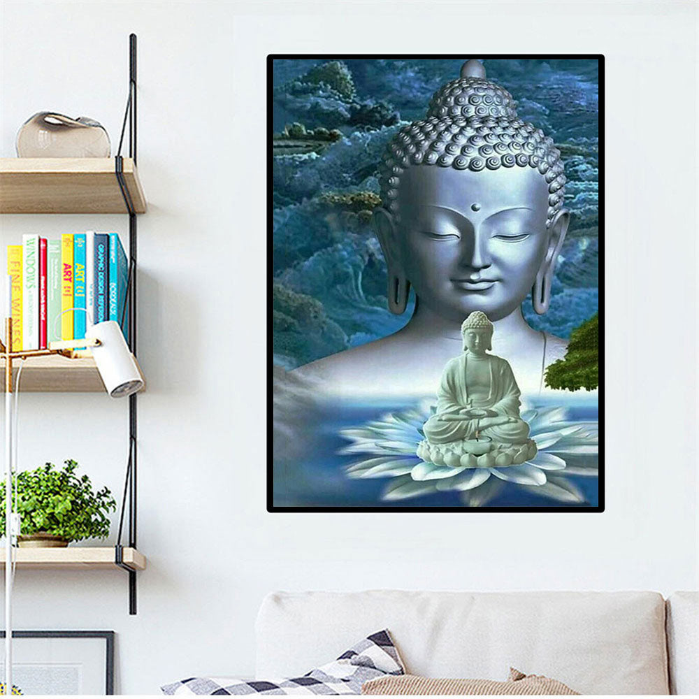 5d DIY Diamond Painting Kit Buddha Rhinestone Embroidery