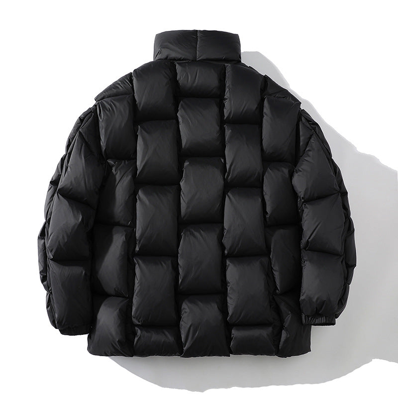 Men's Down Jacket Fashion Woven Style 