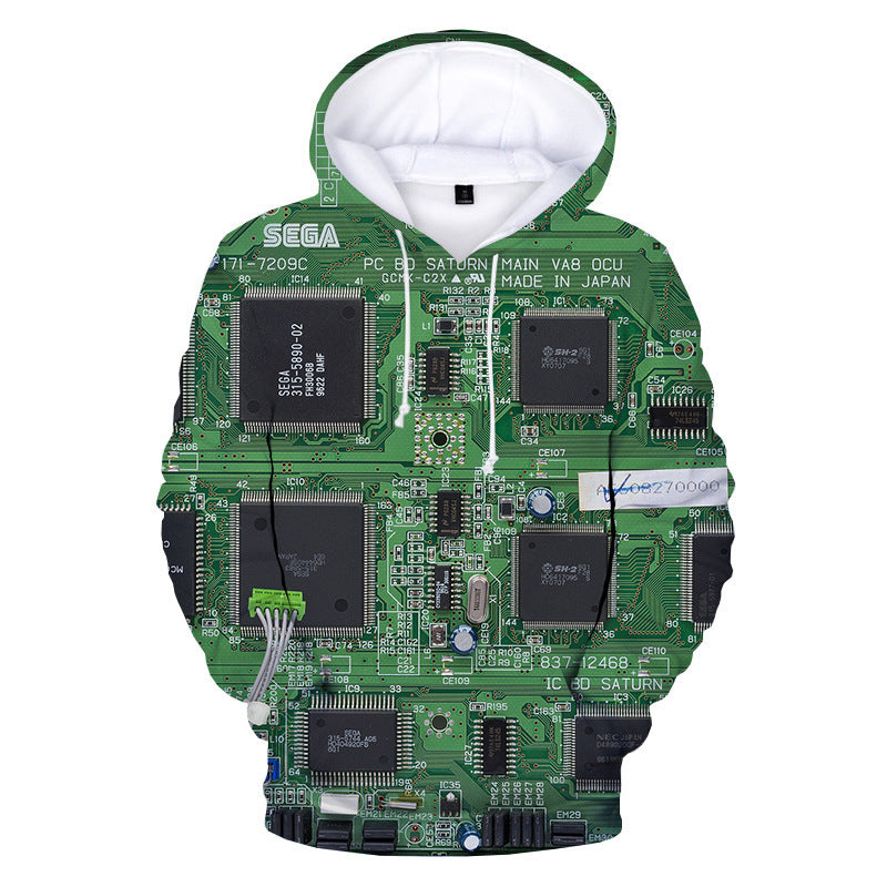 3D Digital Printing Hoodie Men