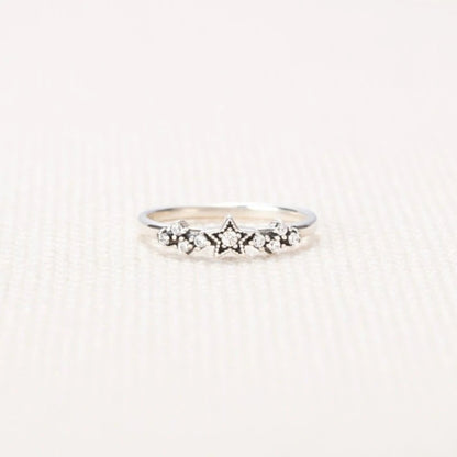 925 Sterling Silver Star Ring 