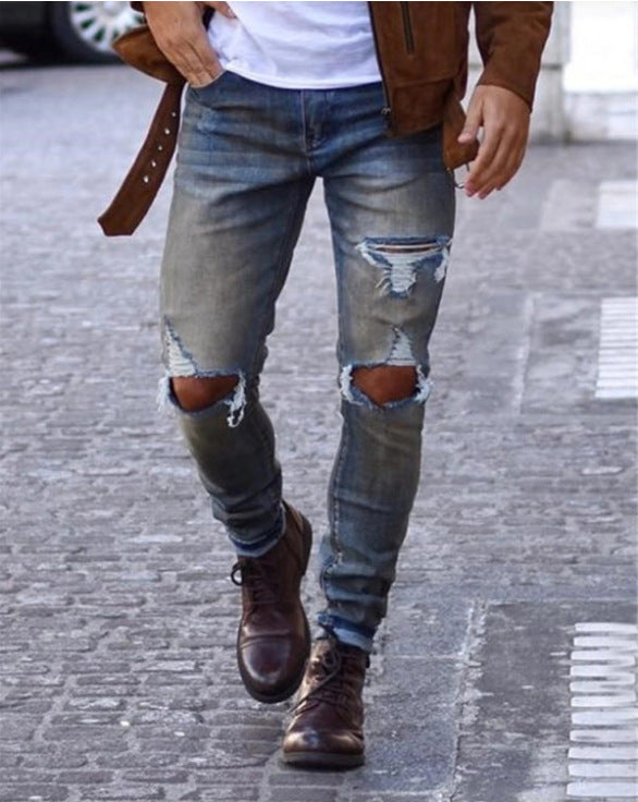 New Jeans Men's Cross-border Hot Sale On Amazon