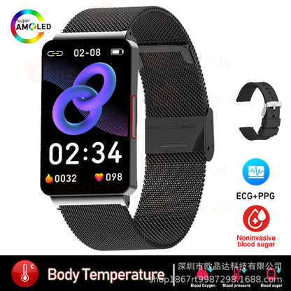 Smart Watch Blood Oxygen Body Temperature Sleep Monitoring Health Smart Bracelet