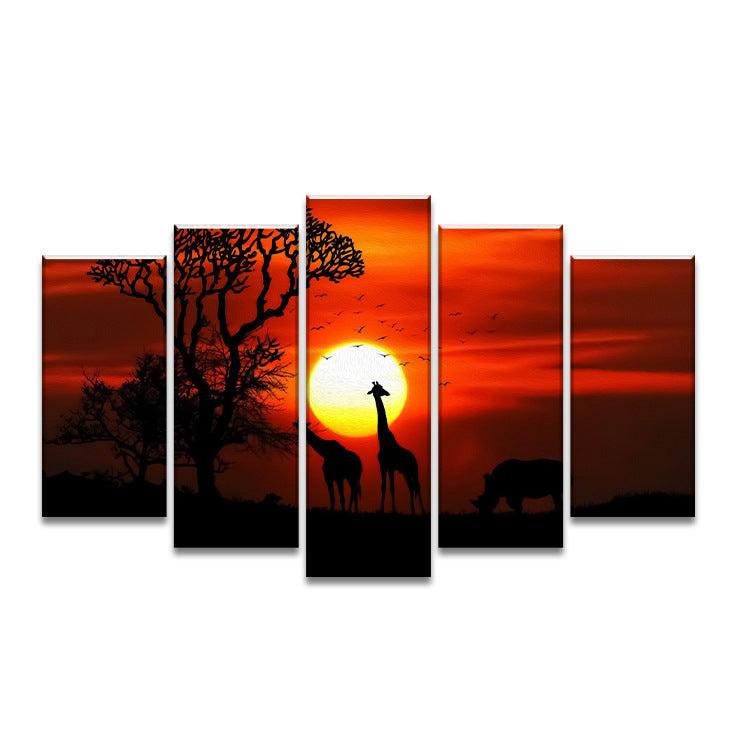 A Variety Of Custom Horse Photography Landscape Silhouette Decorative Paintings