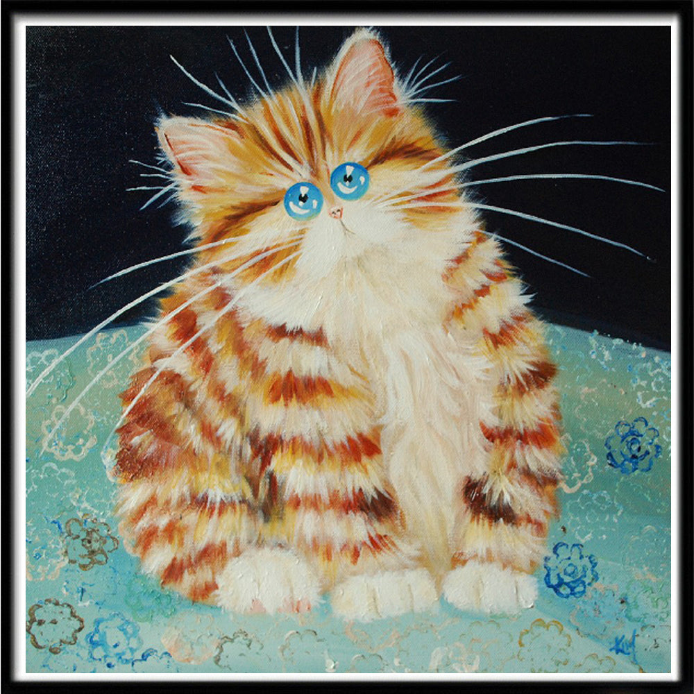 5D Diamond Painting Animal Tiger Cat Embroidery Cross