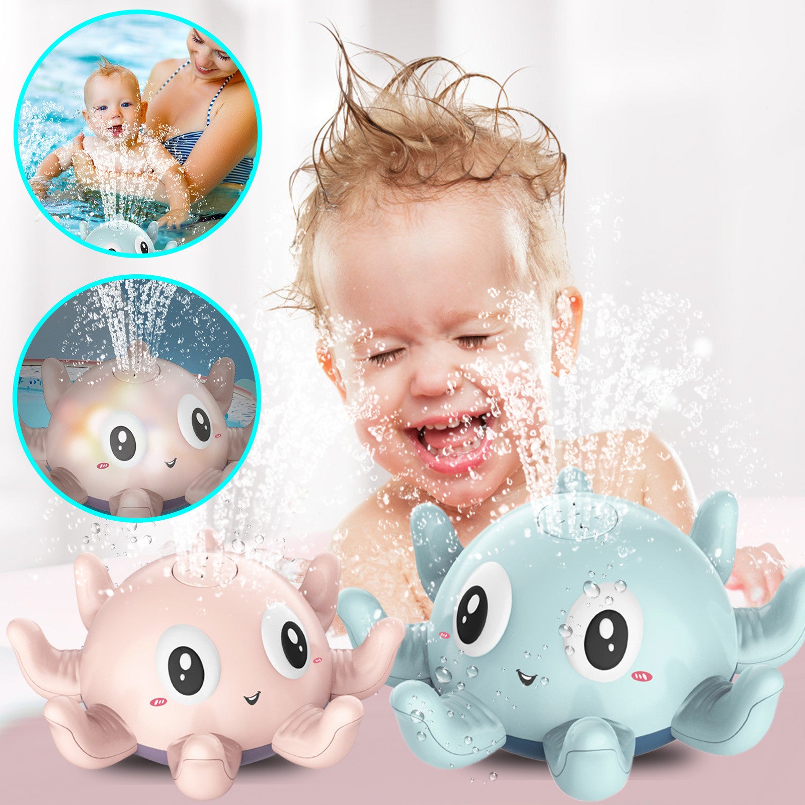 Automatic Water Spray Bath Toys 