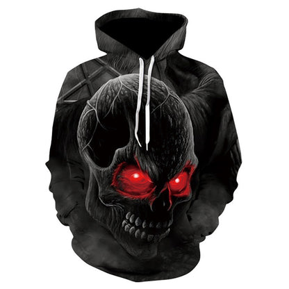 3D Printed Sweater Men's Loose Pullover Hoodie