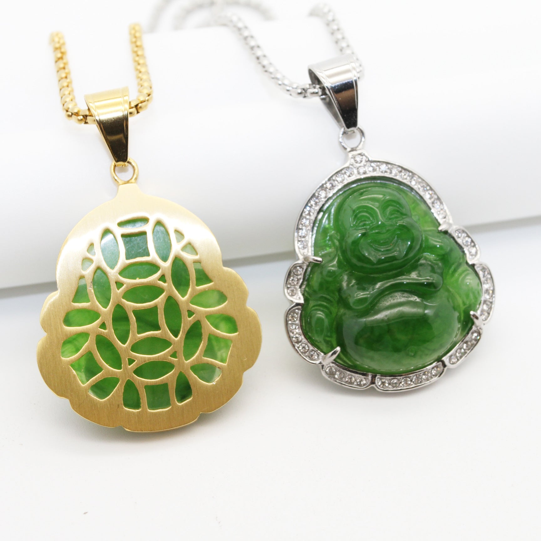 Jewelry Big Belly Maitreya Buddha Pendant Clavicle Chain