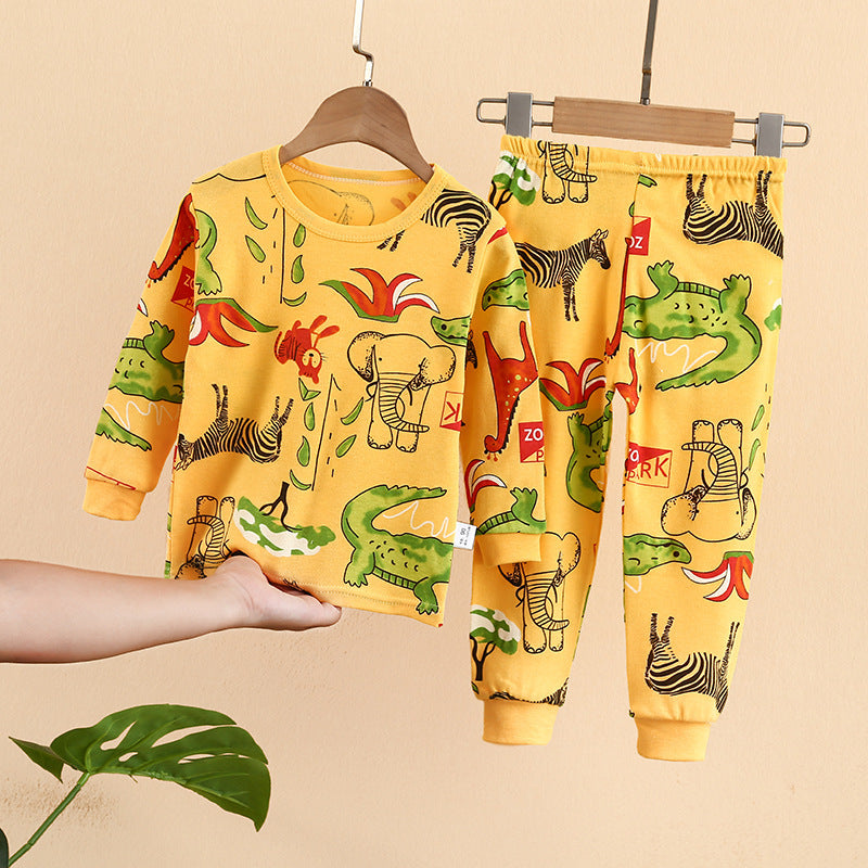 CUHK Children's Underwear Set Printed Homewear Pajamas