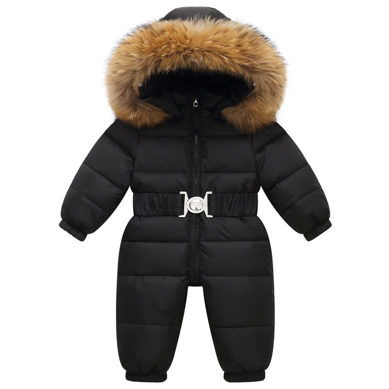 Children's Down Jacket Outdoor Ski Suit Thickened