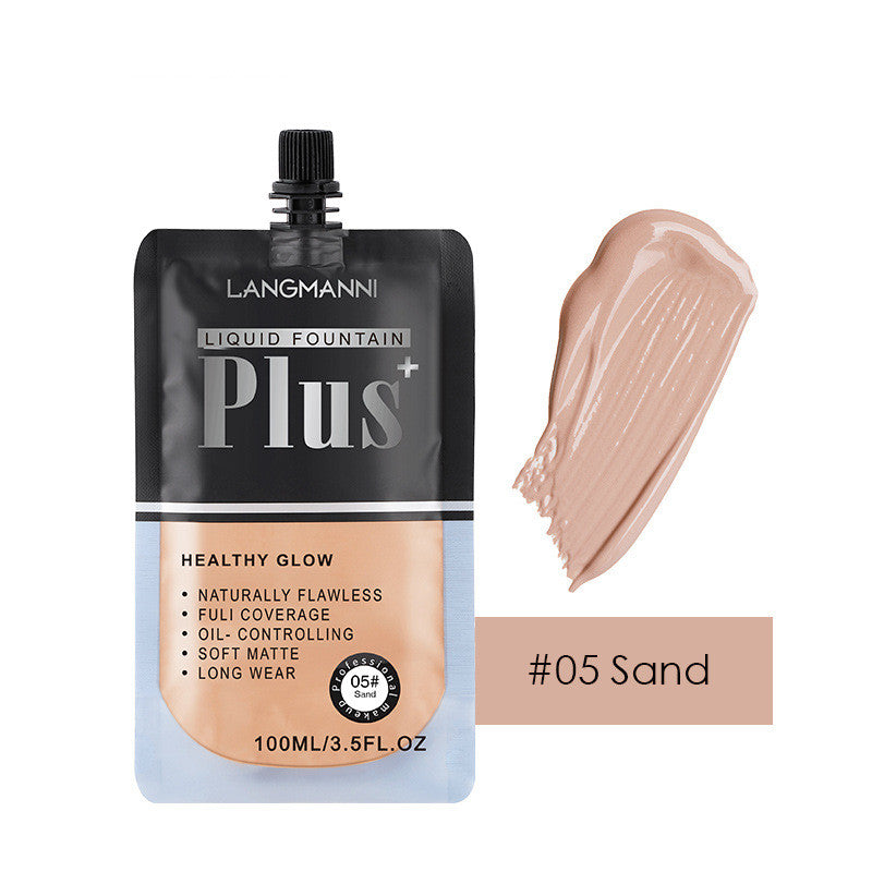 Bag Liquid Foundation Oil Control Long-lasting Concealer And Brightening