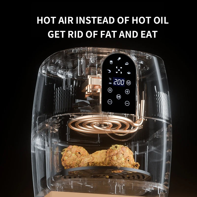 Home Fashion Simple Touch Screen Air Fryer 