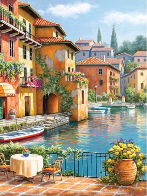 Street Theme Diamond Painting Full 5D Embroidery Landscape Home Decoration